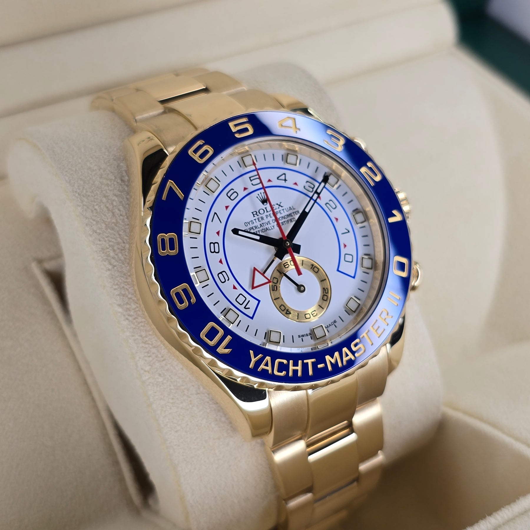 Rolex Yacht-Master II 116688 left side case view