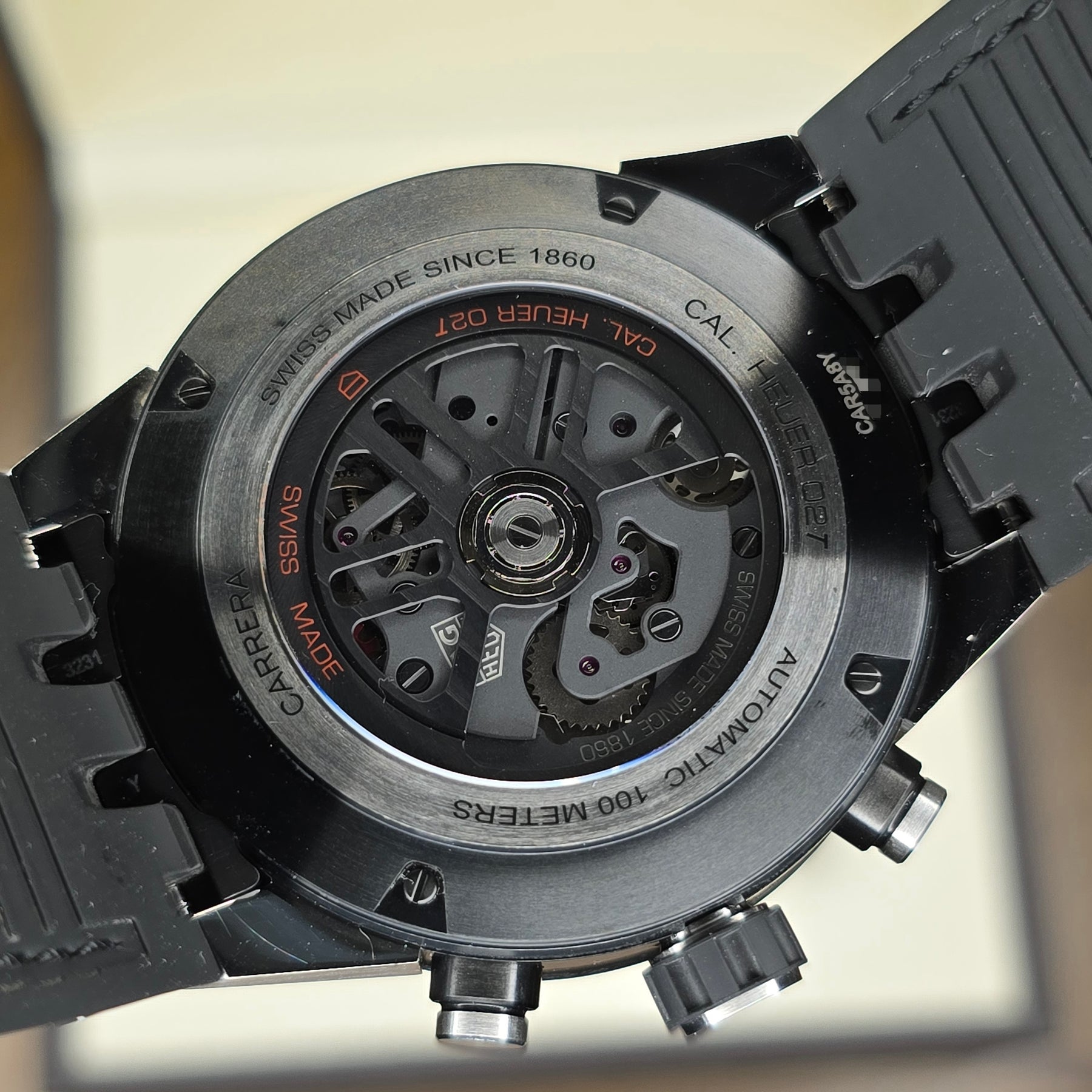 Tag Heuer Carrera Tourbillon CAR5A8Y movement view