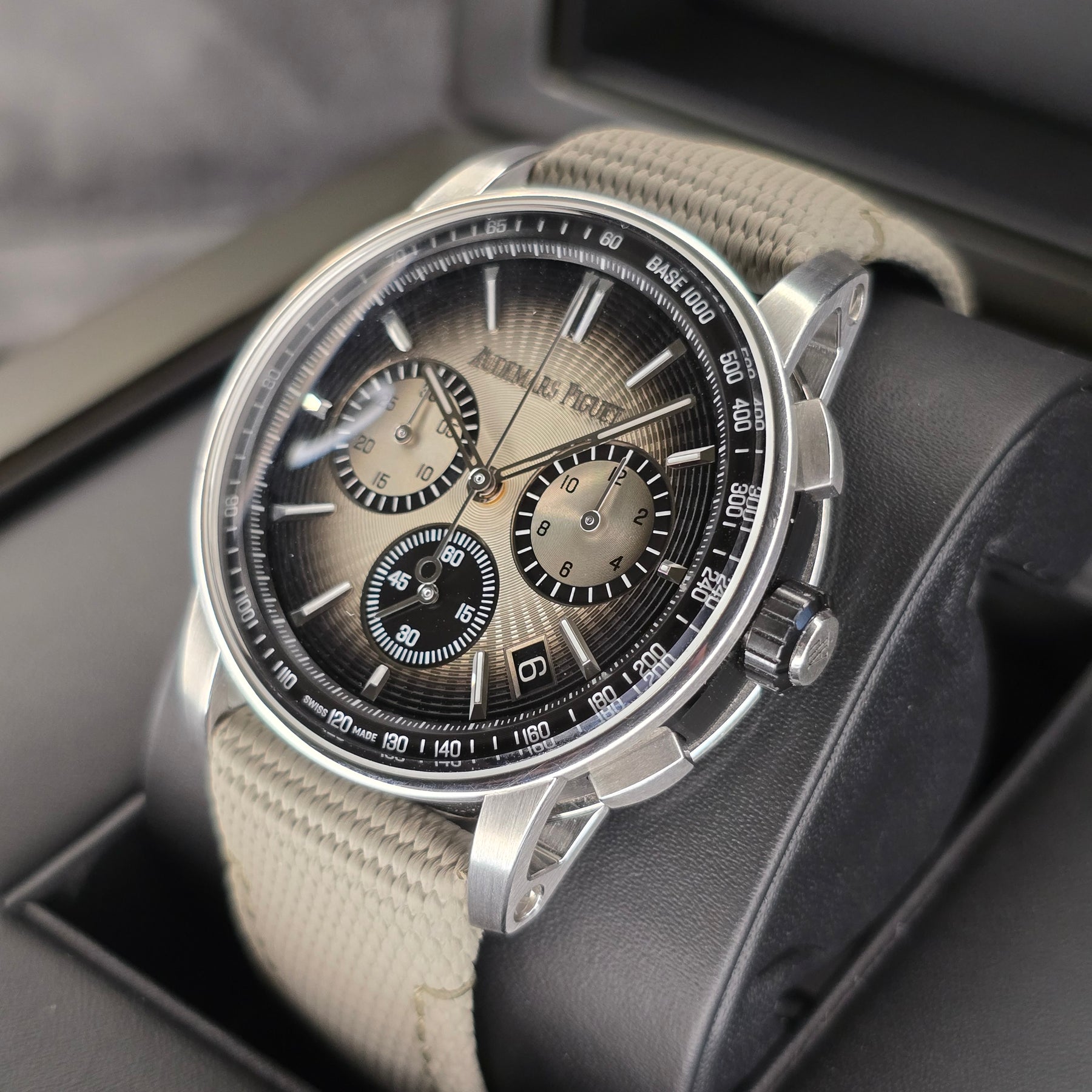 Audemars Piguet Code 11.59 26393QT right side case view