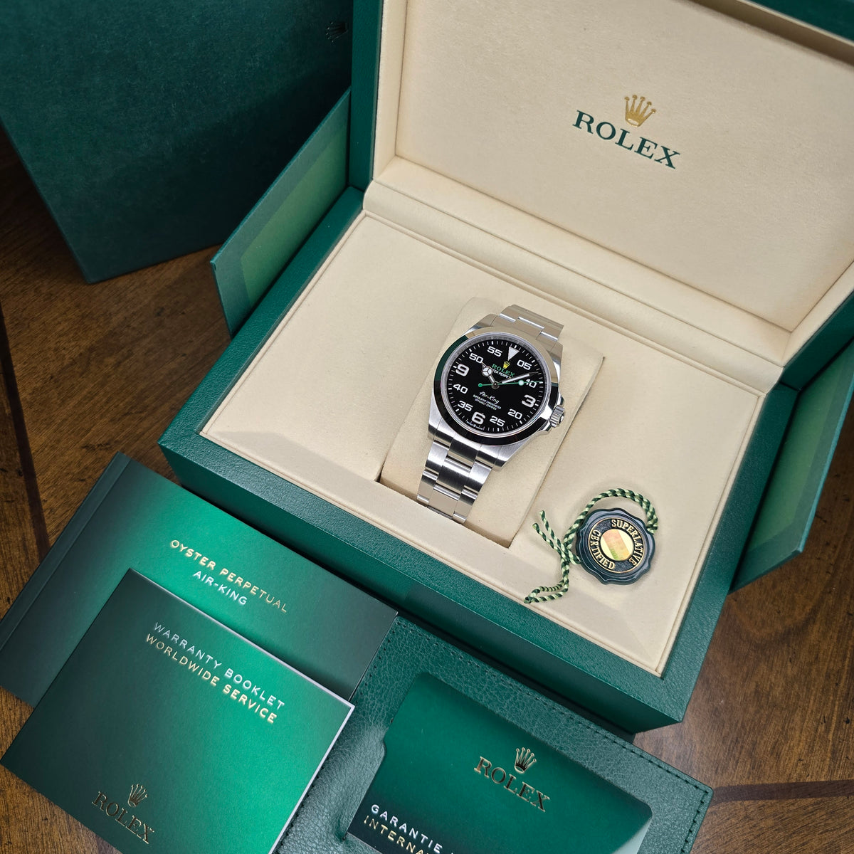 Rolex Air-king 126900 full set view