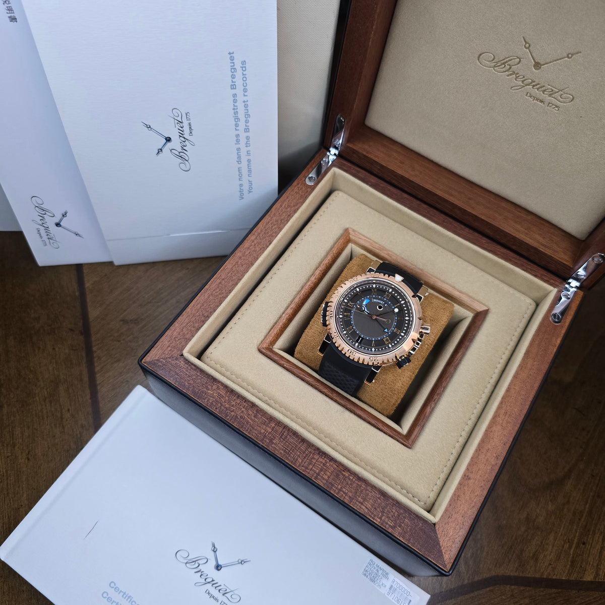 Breguet Marine Royale Alarm 5847 full set