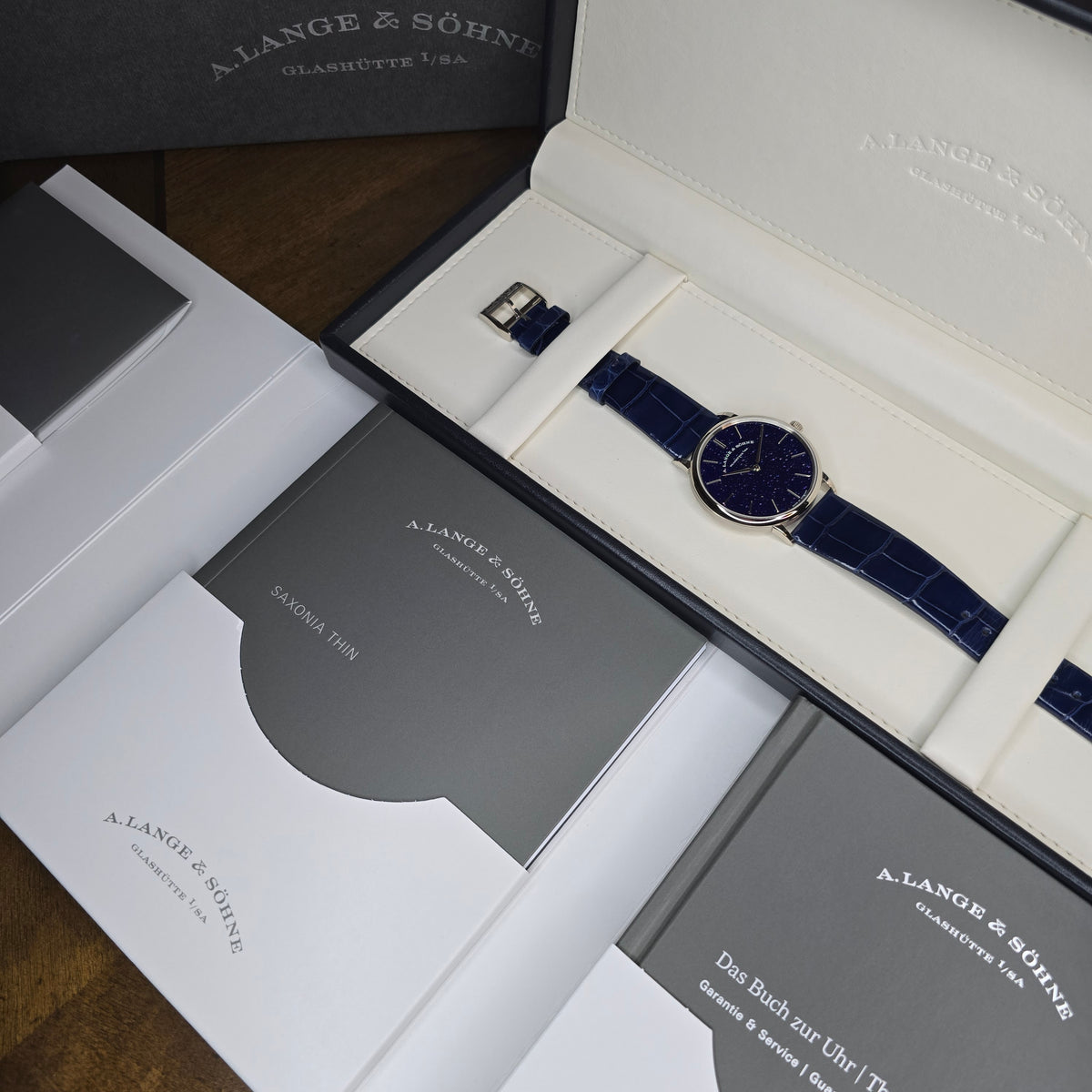 A. Lange & Sohne Saxonia Ultra Thin 205.086 full set