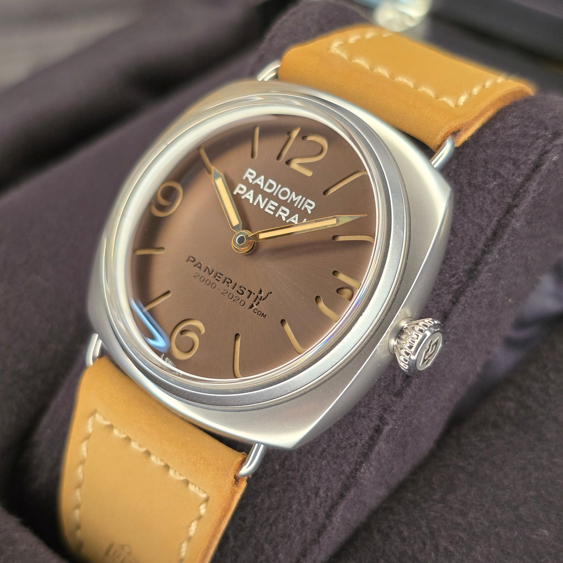 Panerai Radiomir PAM02020 Paneristi right side case