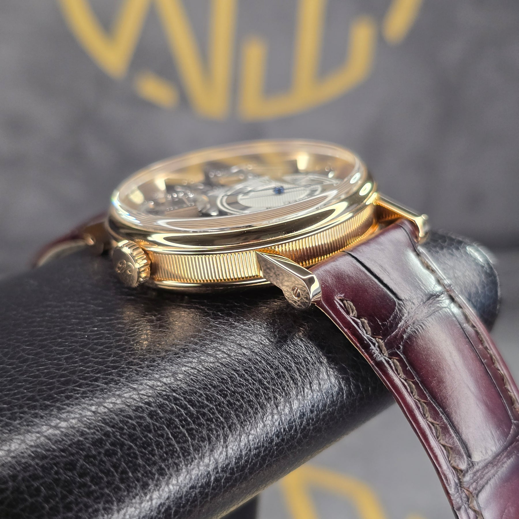 Breguet Tradition Seconde Retrograde 7097BR lug, strap