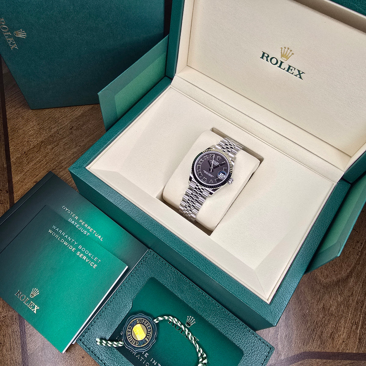 Rolex Datejust Roman Grey 278274 full set