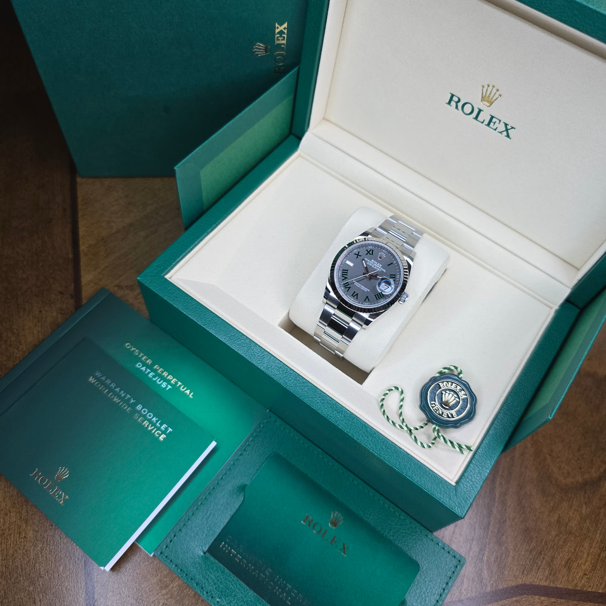 Rolex Datejust 126234 Wimbledon full set
