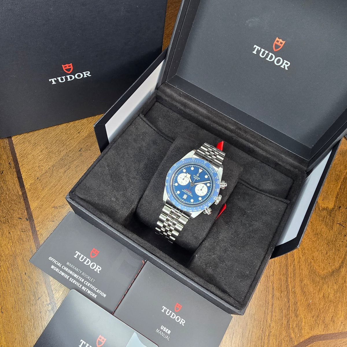 Tudor Black Bay Chrono Boutique Edition M79360B full set
