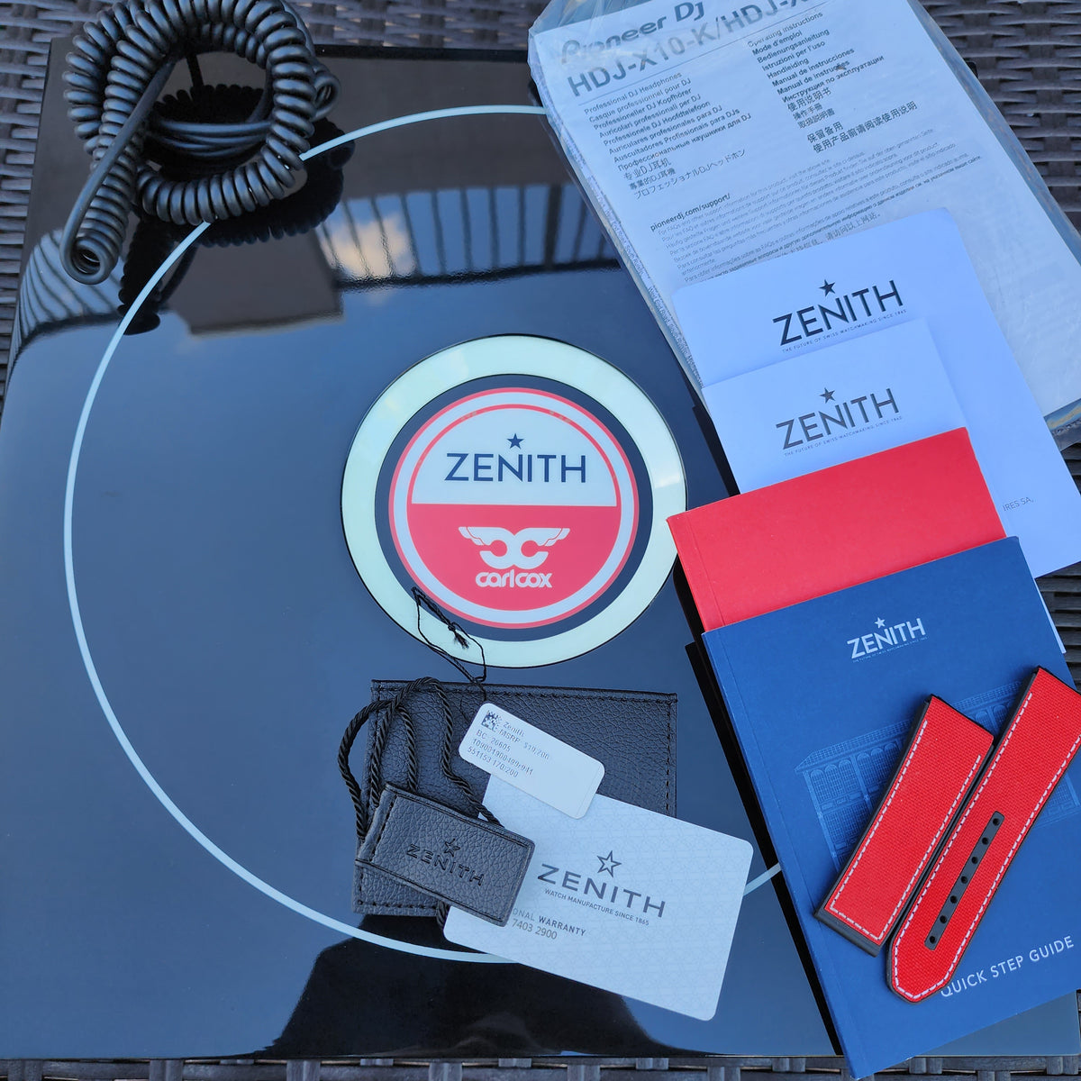 Zenith El Primero Defy 21 Carl Cox Limited contents view