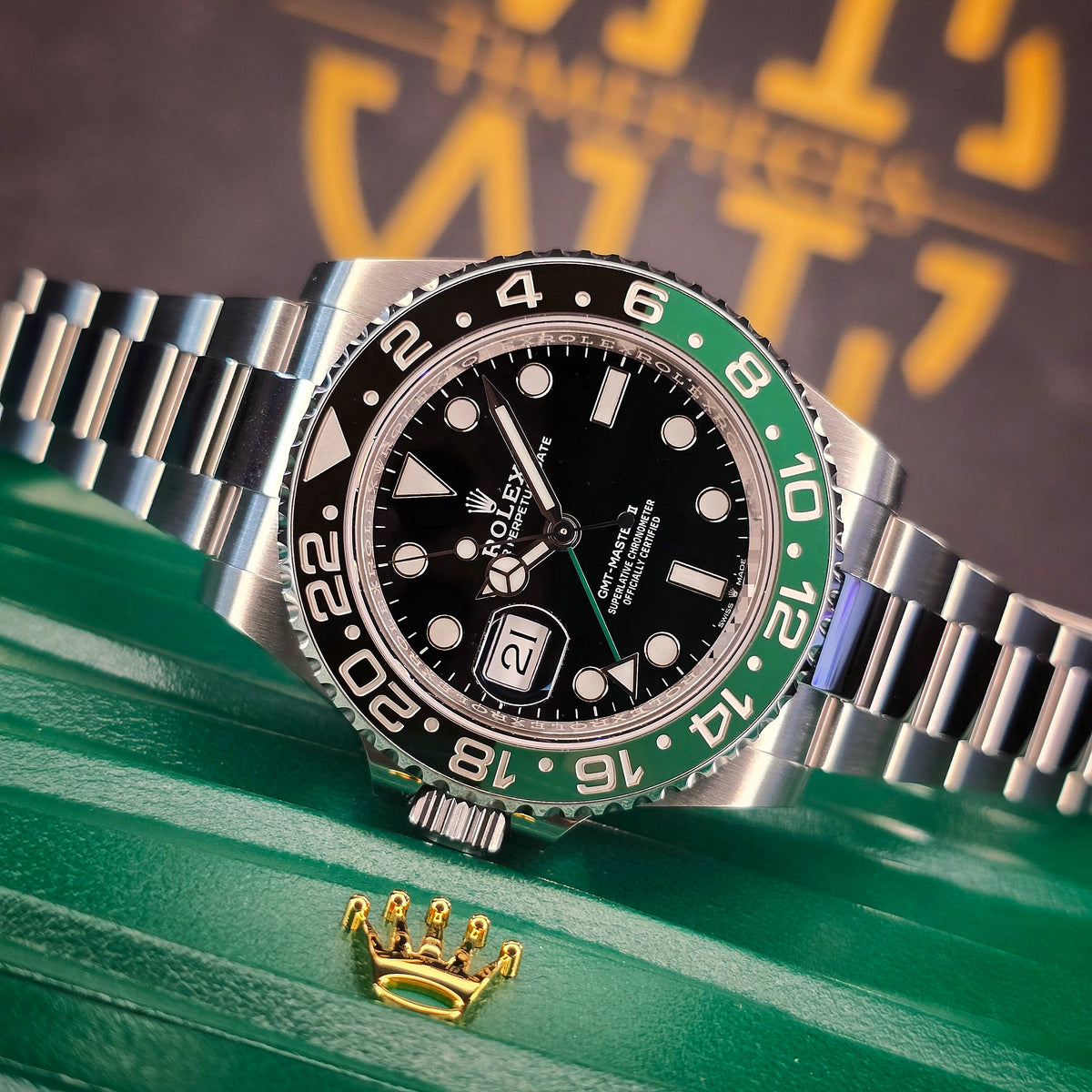 Rolex GMT-Master II 126720VTNR Sprite front view