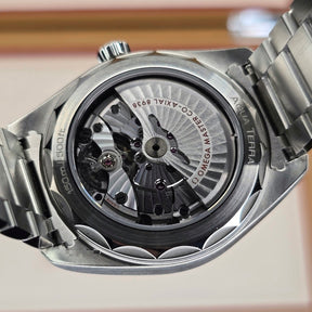 Omega Seamaster Aqua Terra Worldtimer movement view