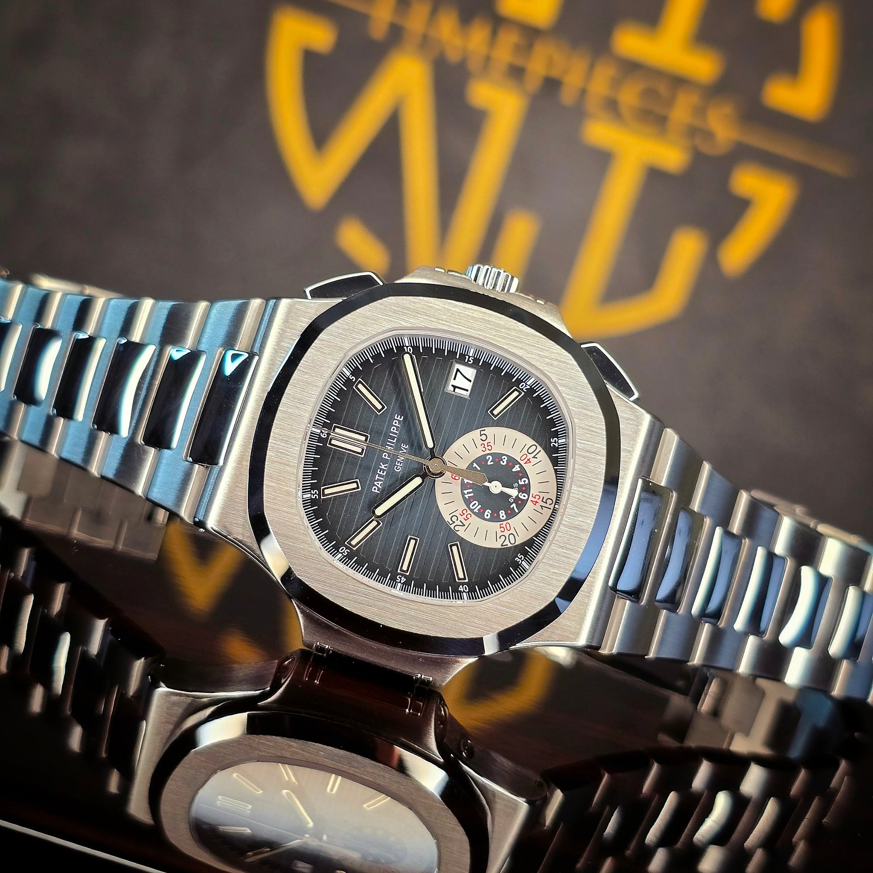 Patek Philippe Nautilus Blue Dial 5980/1A front