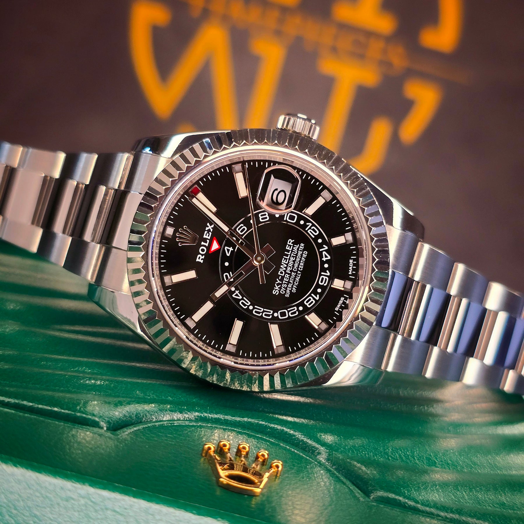 Rolex Sky-Dweller Black Dial 326934 dial