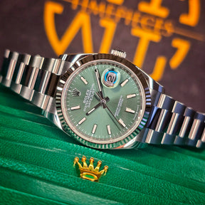 Rolex Datejust 126234 Mint Green Oyster dial