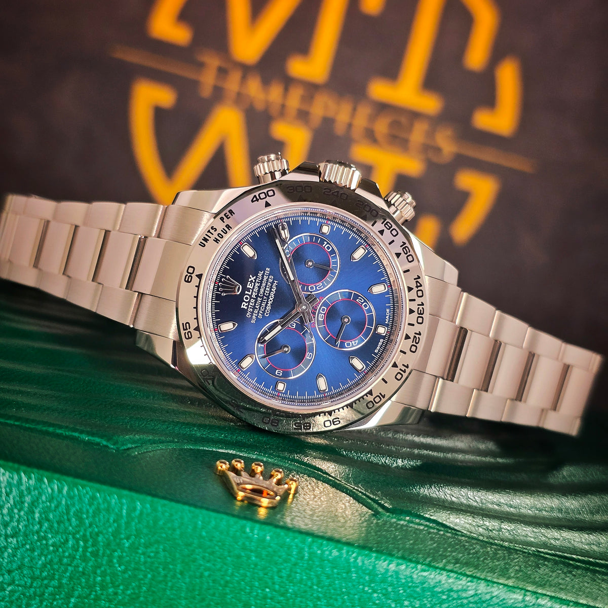 Rolex Cosmograph Daytona 116509 Blue Dial dial