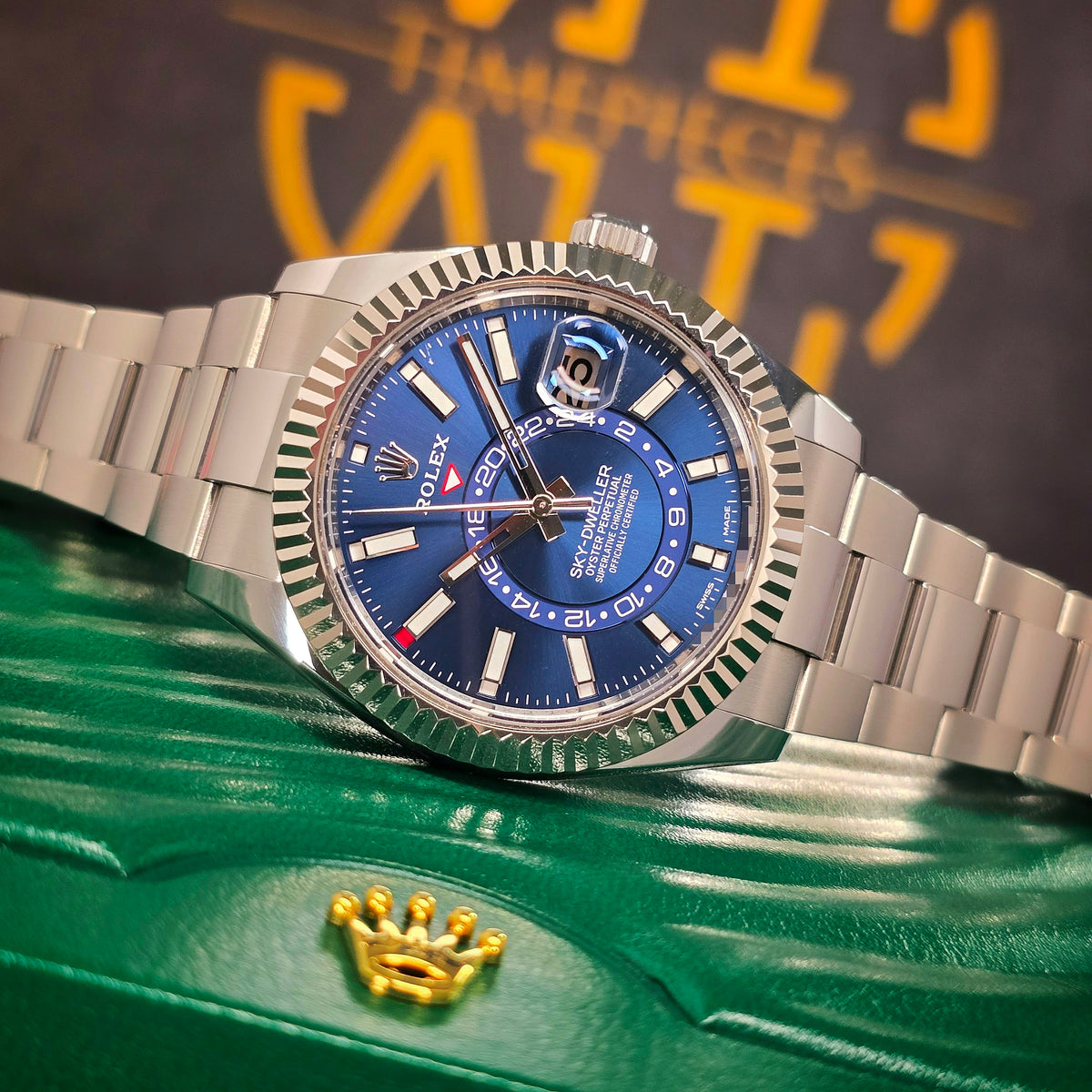 Rolex Sky-Dweller Blue Dial 326934 dial