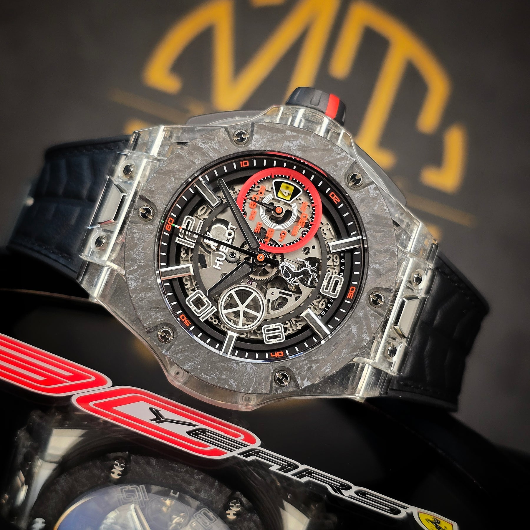 Hublot Big Bang Scuderia Ferrari Limited Edition 402.JQ.0123.NR dial