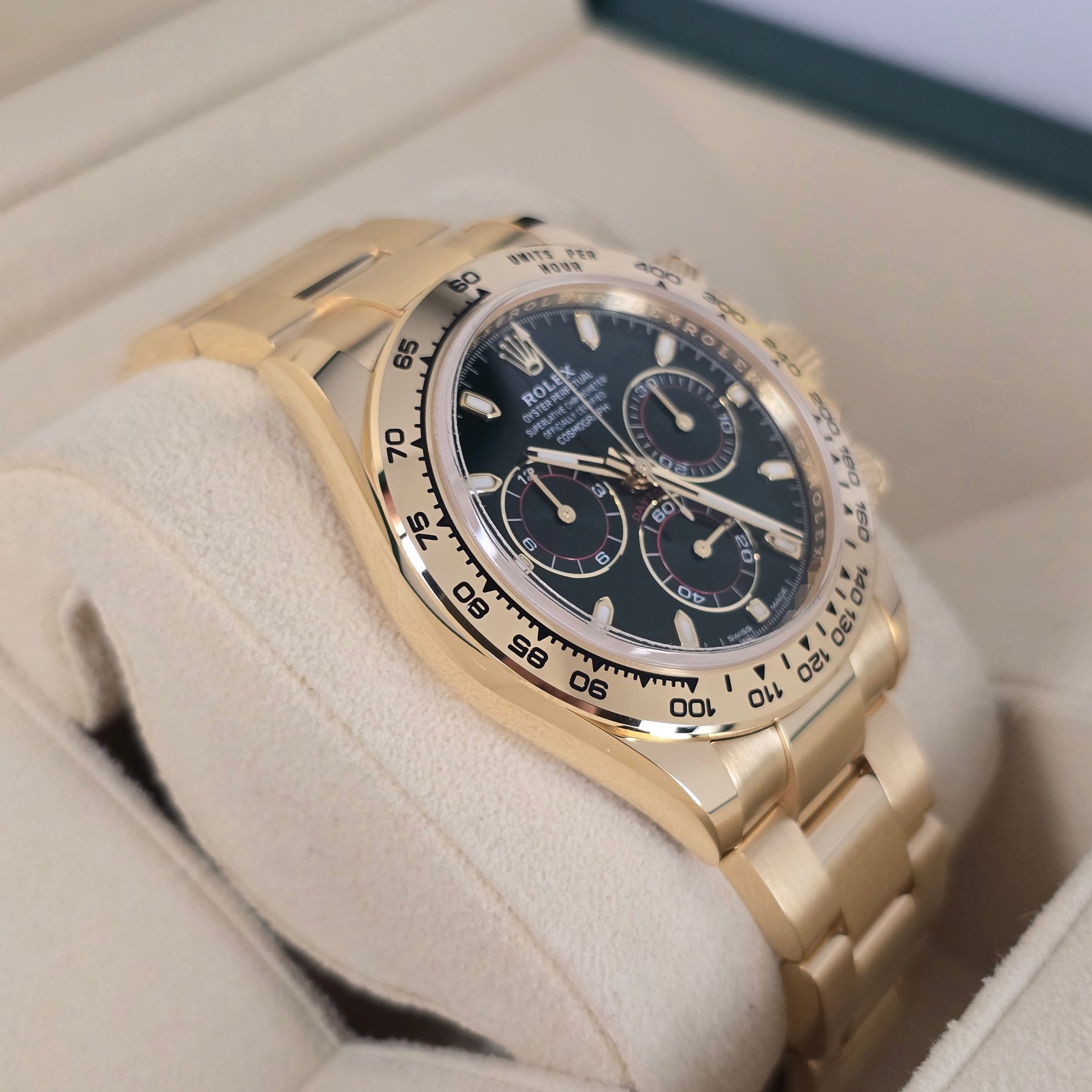 Rolex Daytona Yellow Gold 116508 John Mayer left side case