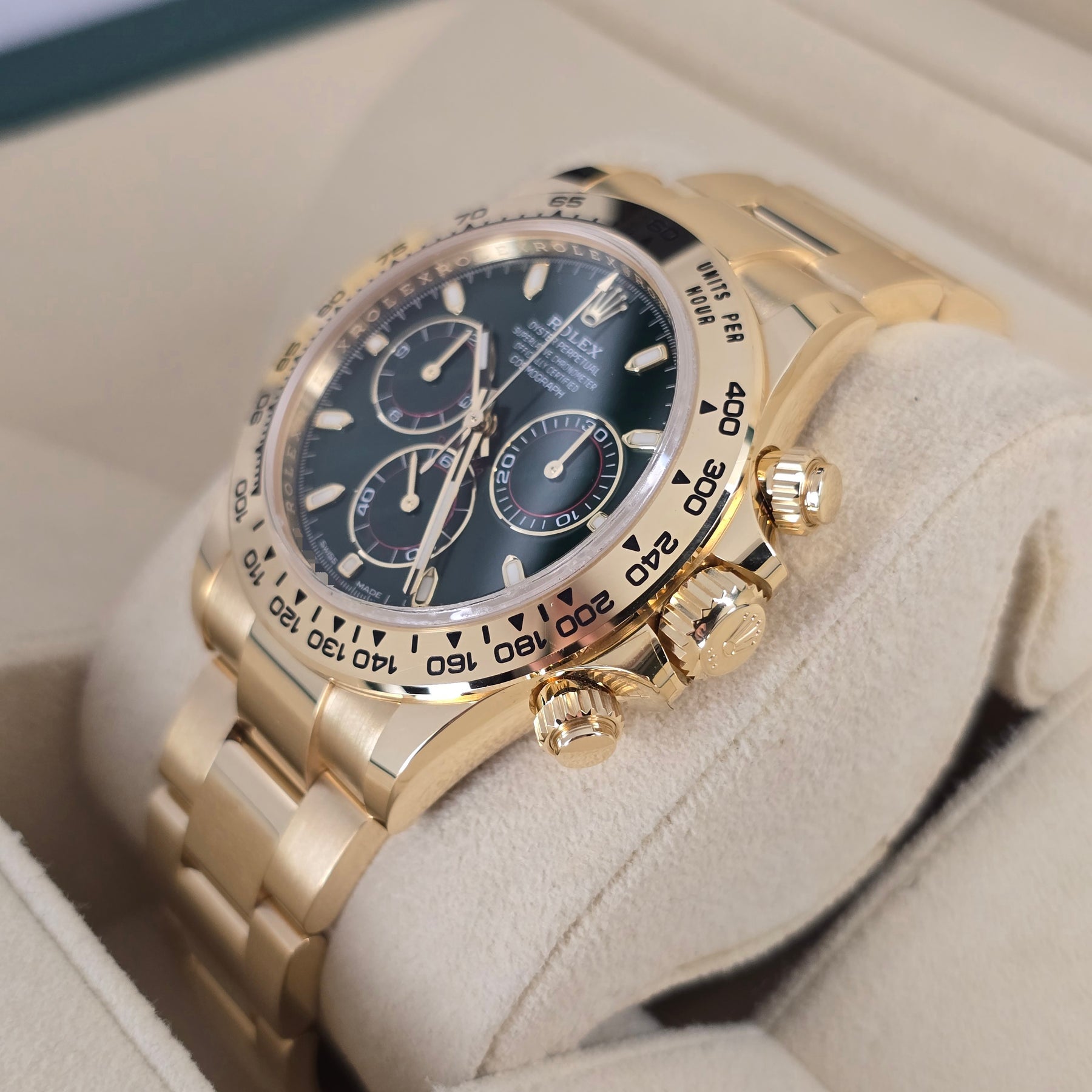 Rolex Daytona Yellow Gold 116508 John Mayer right side case