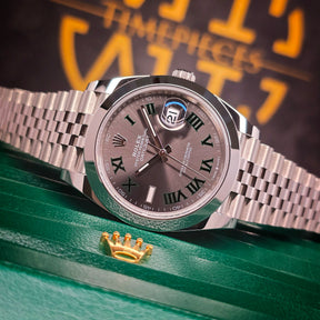 Rolex Datejust 41 126300 Wimbledon dial
