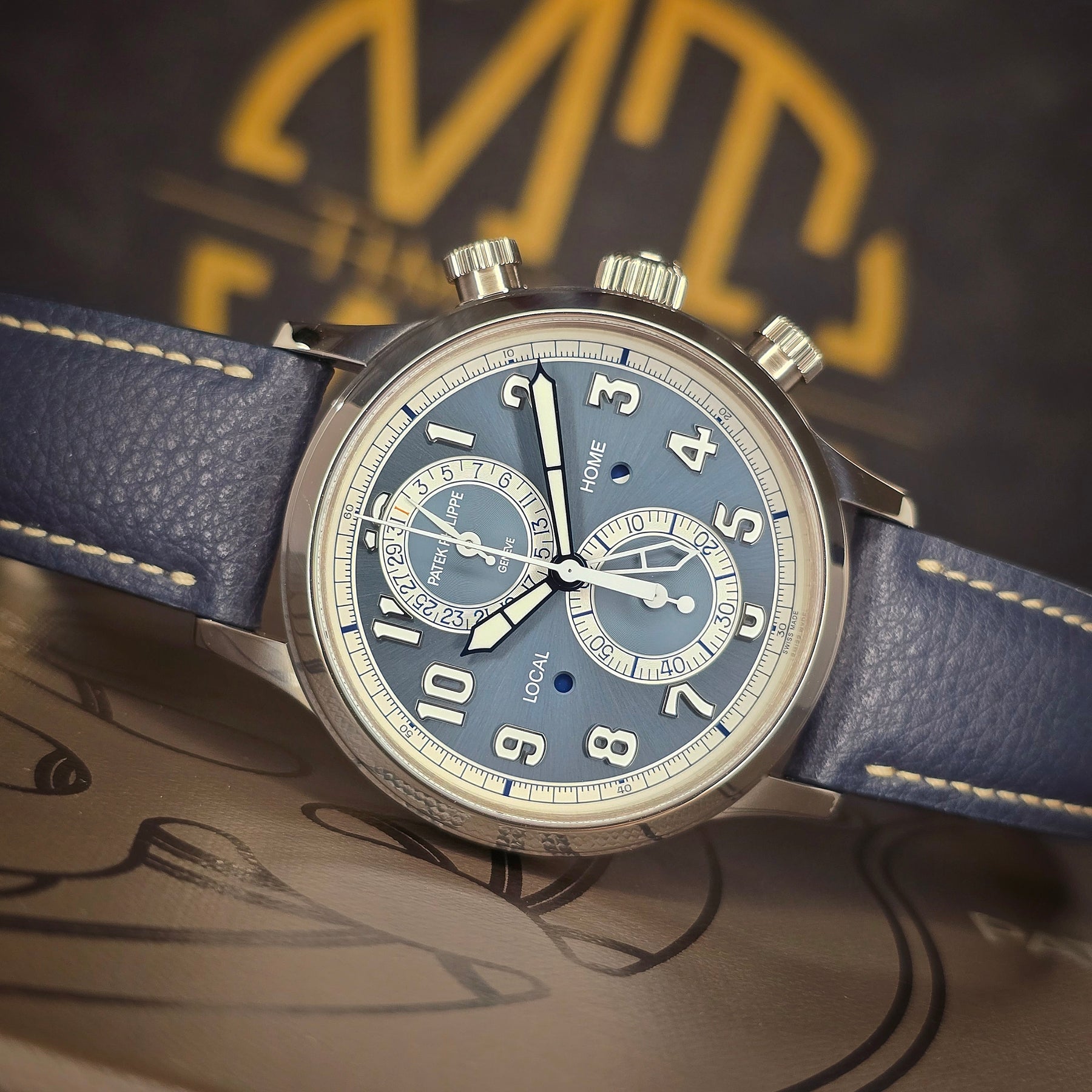 Patek Philippe Calatrava Pilot Travel Time 5924G front