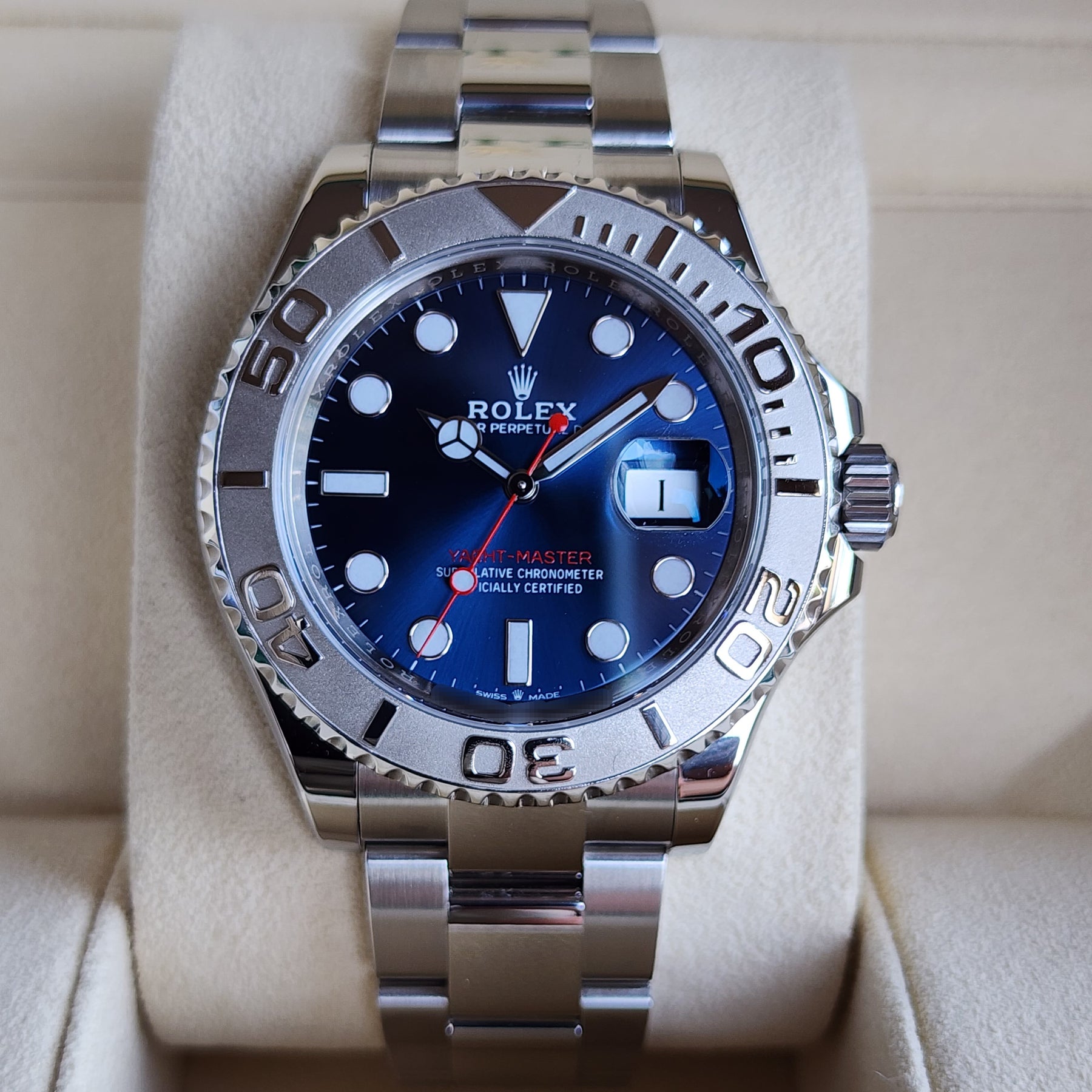 Rolex Yacht-Master 40mm Blue Dial 116622 BOX/PAPERS