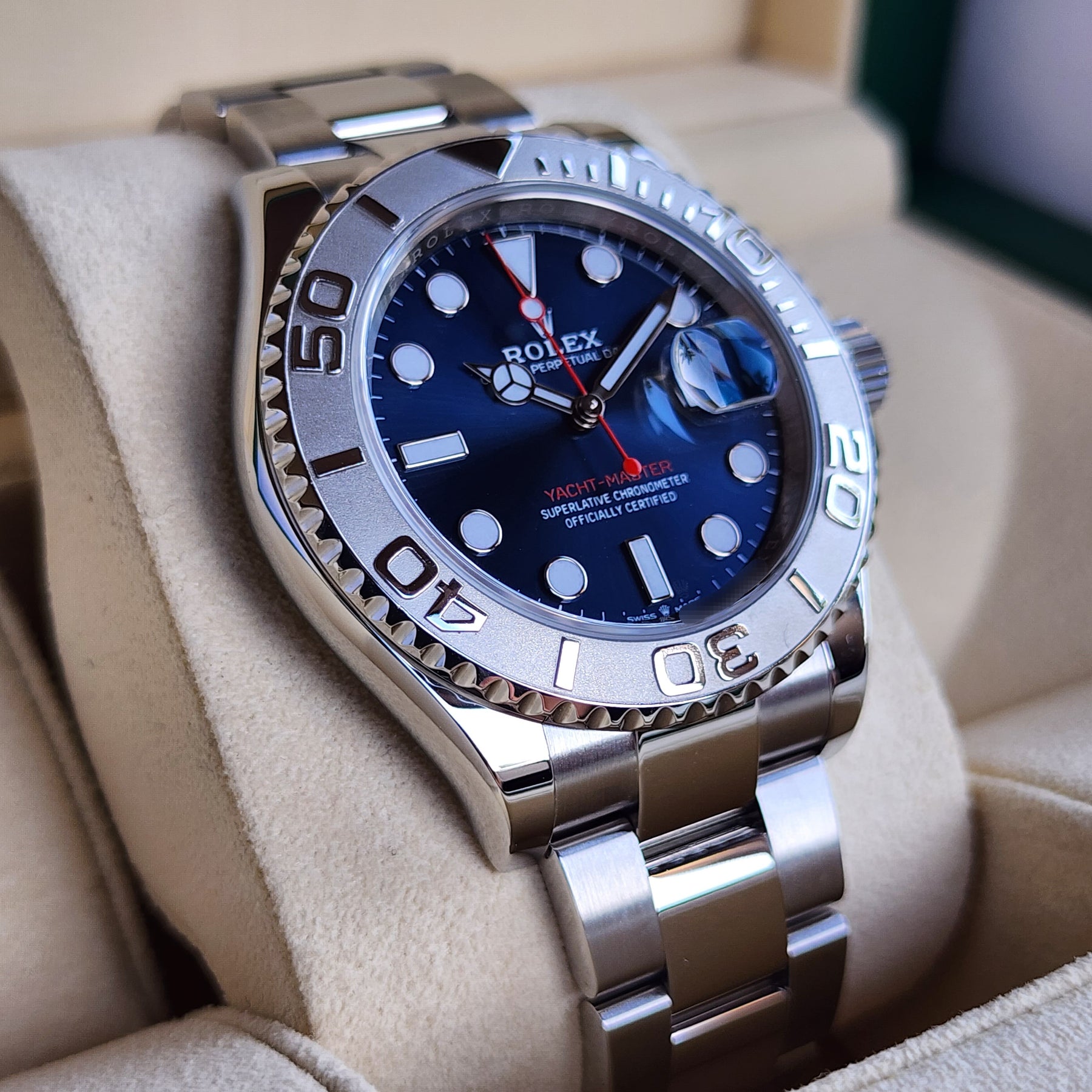 Rolex Yacht-Master Blue Dial 116622 - Global Watch Shop