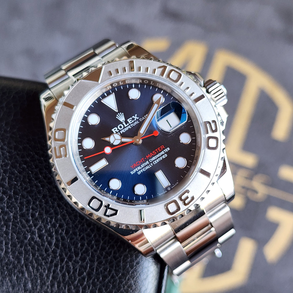 Rolex Yacht-Master 40mm 126622 Oystersteel Bright Blue Dial for