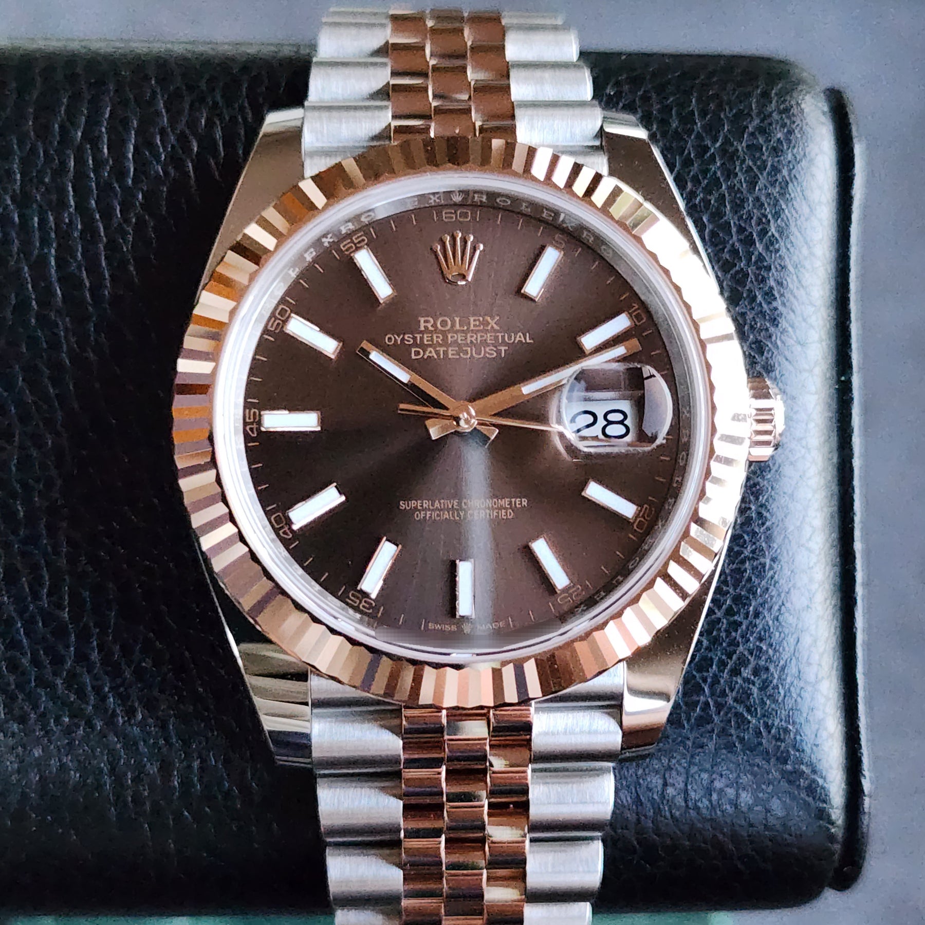 Rolex Datejust 41mm Chocolate Index Dial