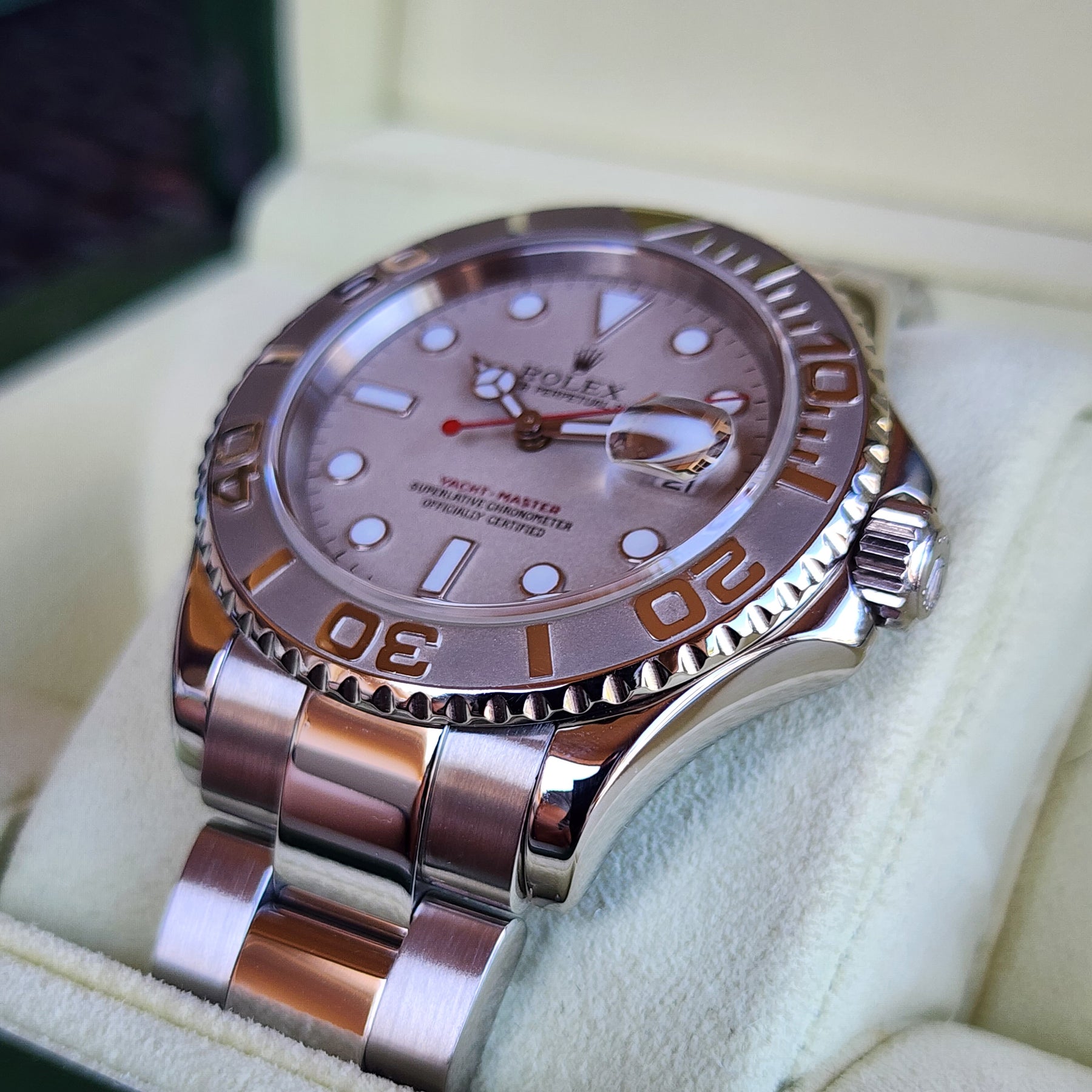 Rolex Yacht-Master Platinum Dial 40mm