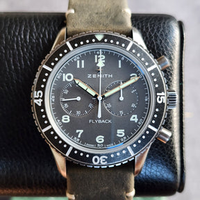 Zenith El Primero Pilot Chronometro Tipo CP-2 front view