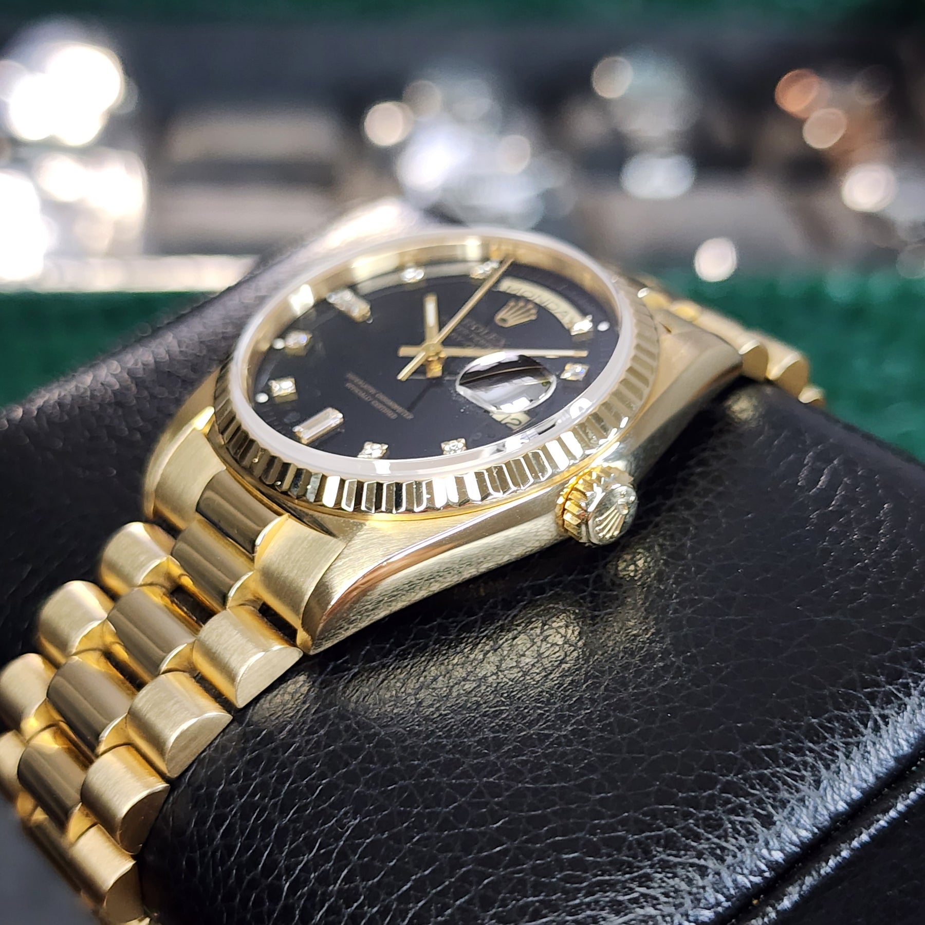 Rolex Day-Date 36 Diamond Baguette Dial