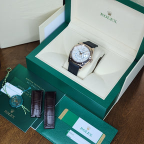 Rolex Sky-Dweller Rose Gold Ivory Dial 42mm