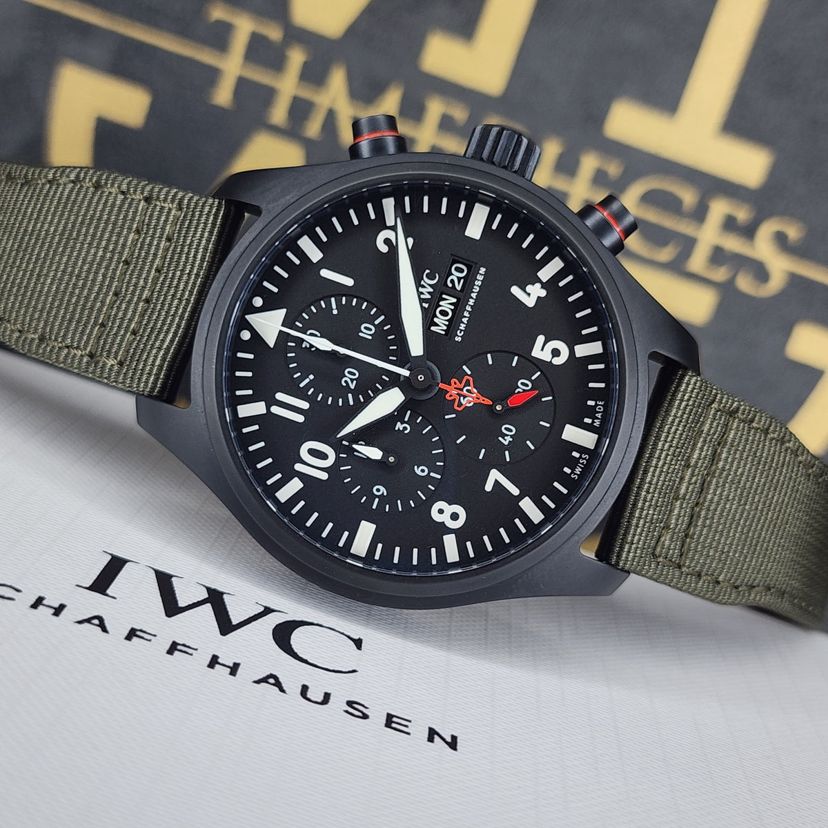 IWC Pilot's Watch Top Gun SFTI IW389104 front view