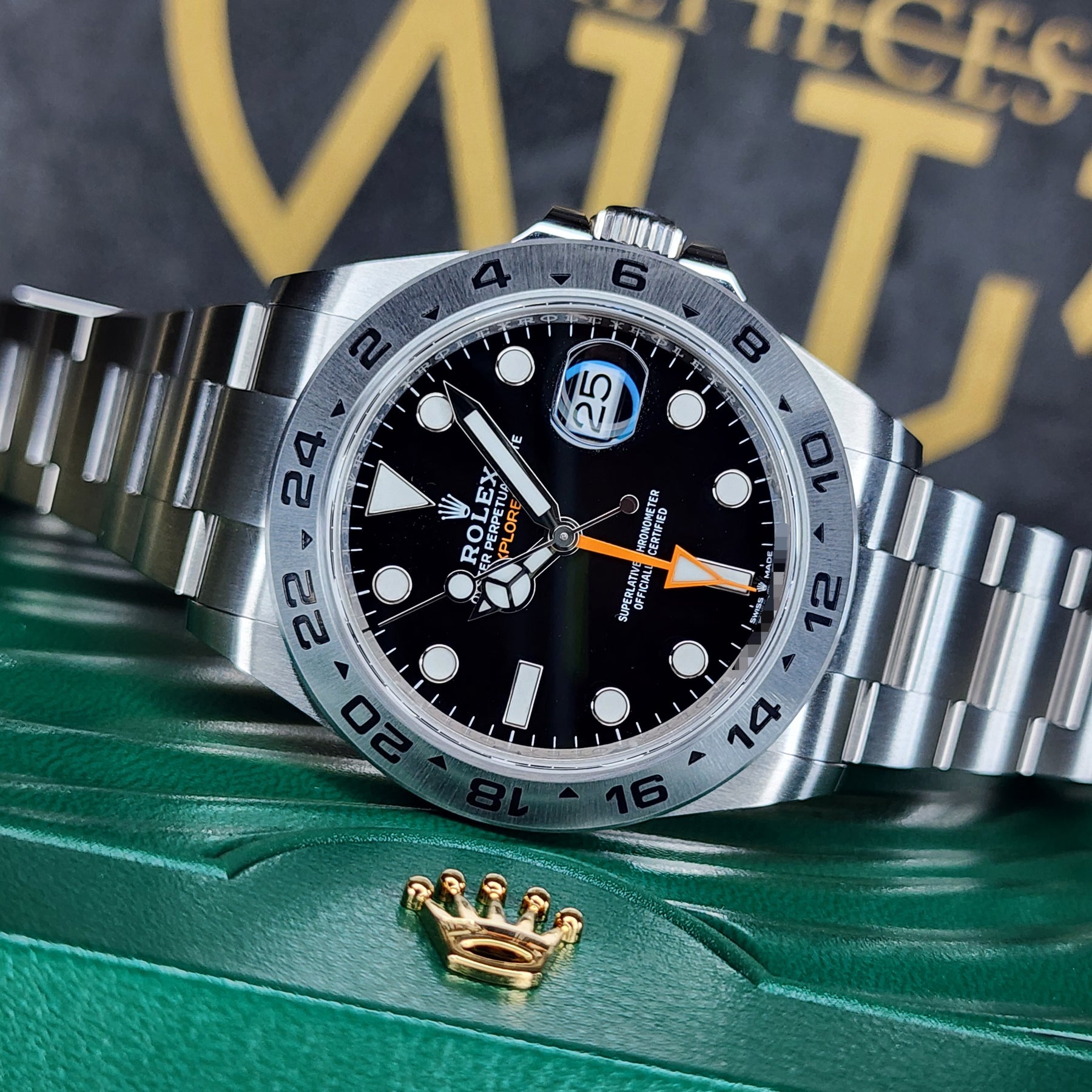 Rolex Explorer II 226570 front view 