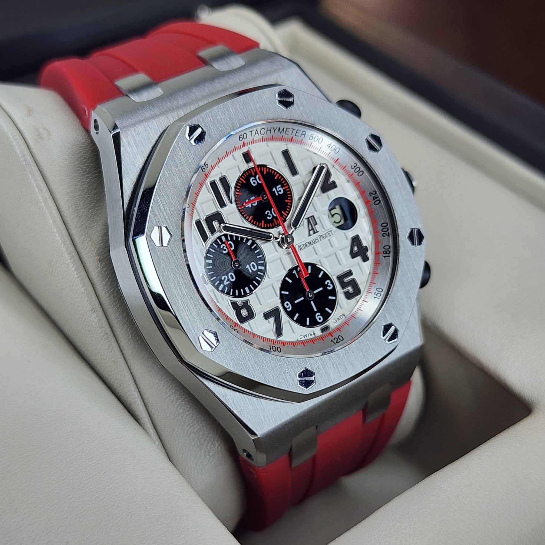 Audemars Piguet Royal Oak Offshore Panda 42mm left side view