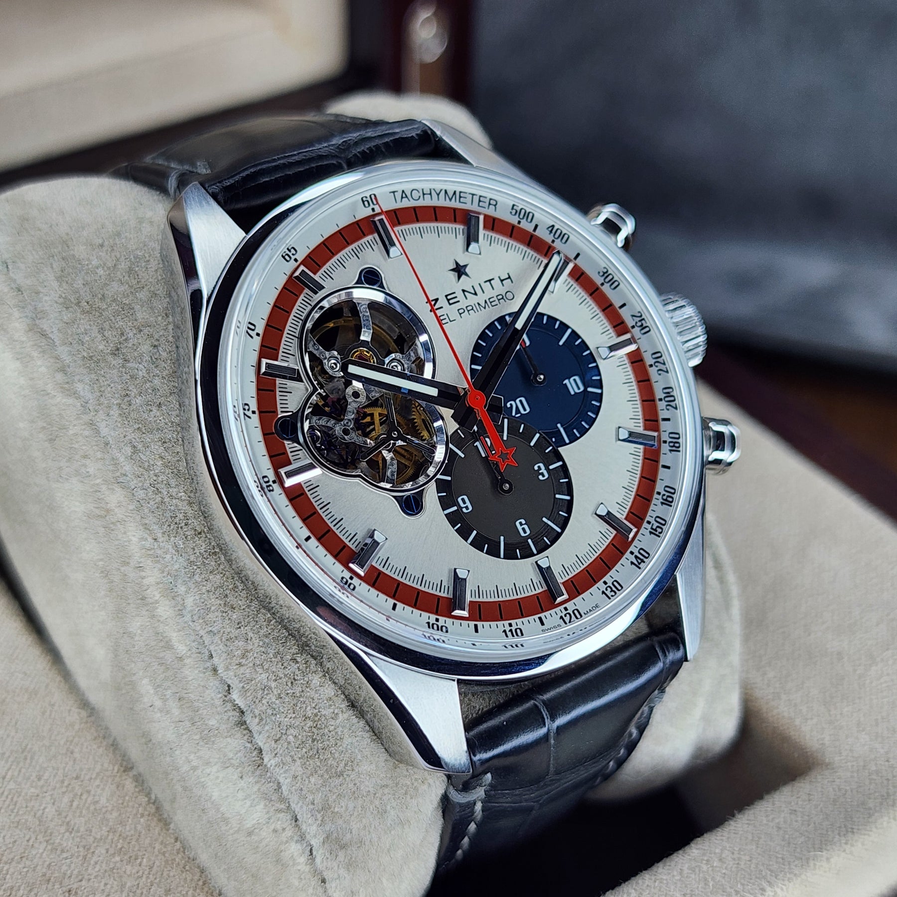 Zenith El Primero Chronomaster 1969 case view