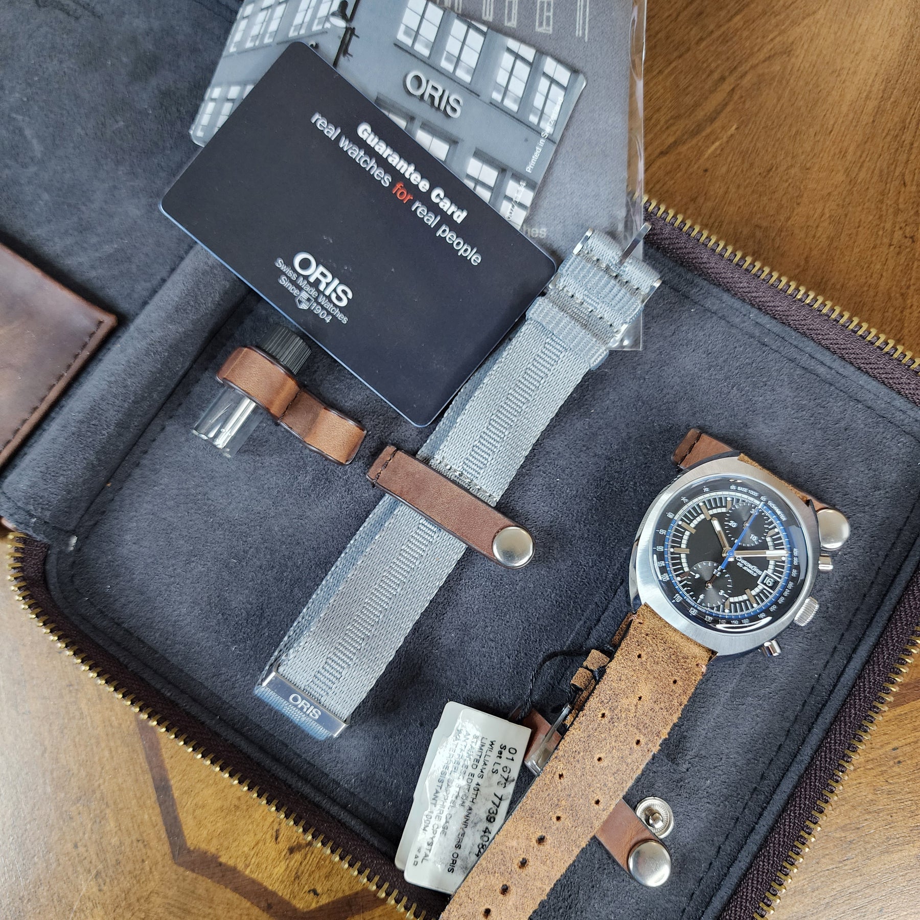 Oris Chronoris Williams 40th Anniversary full set view