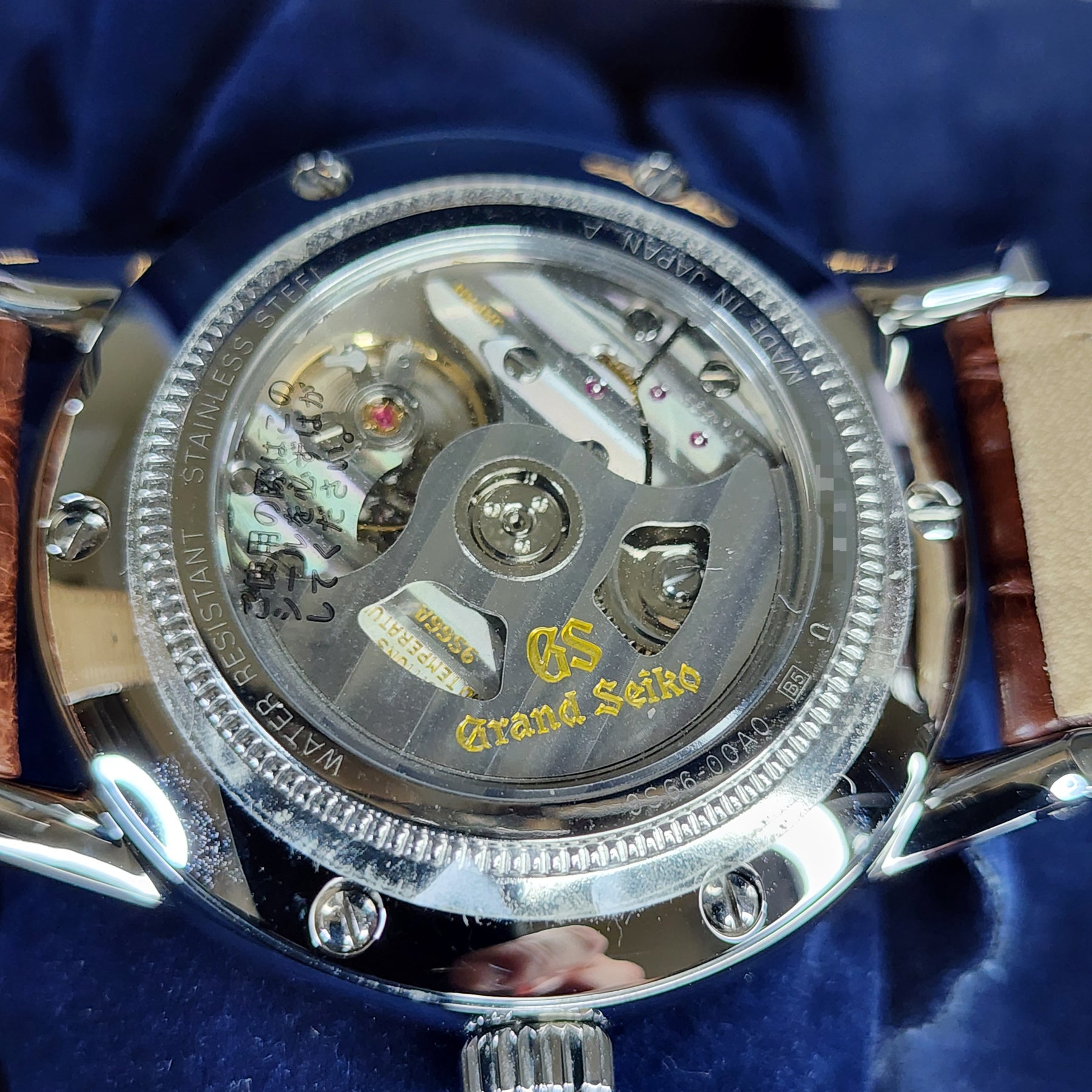 Grand Seiko Elegance SBGM221 movement view