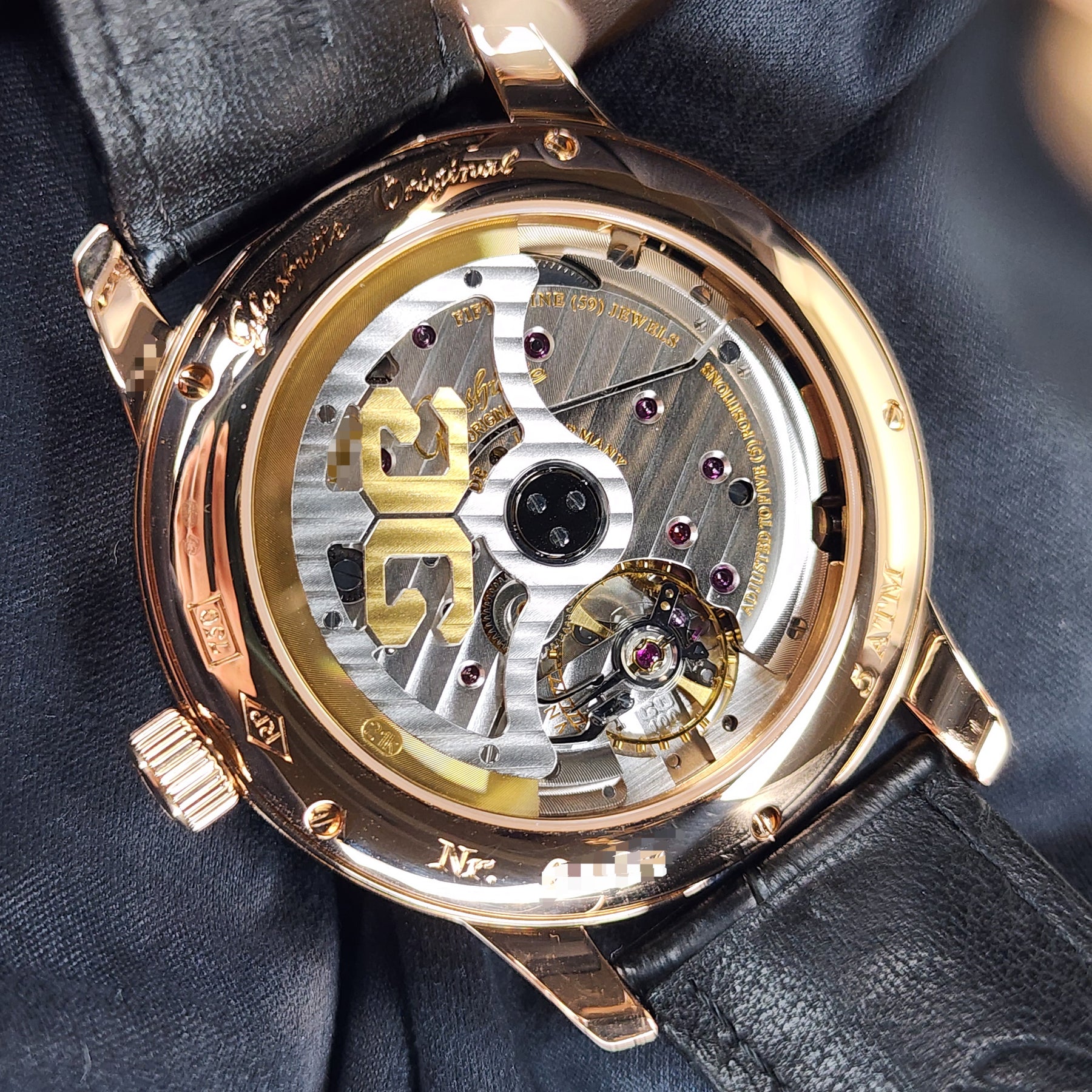 Glashutte Original Senator Perpetual Calendar 42mm caseback view