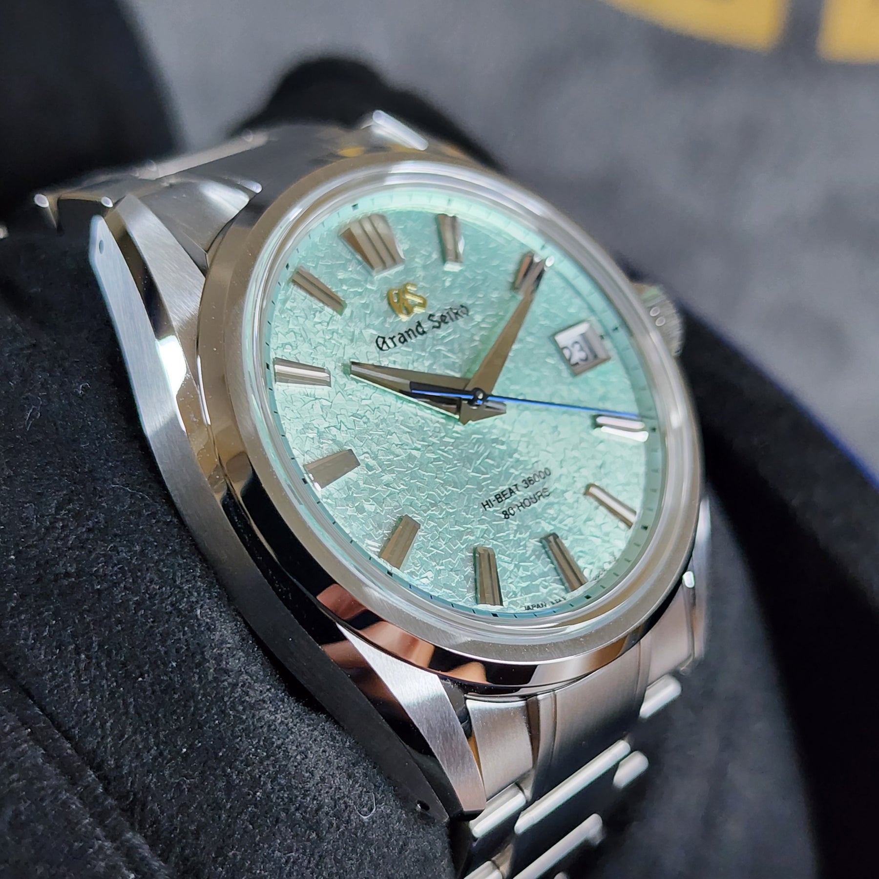 Grand Seiko SLGH021  Genbi Valley Limited Edition left view 