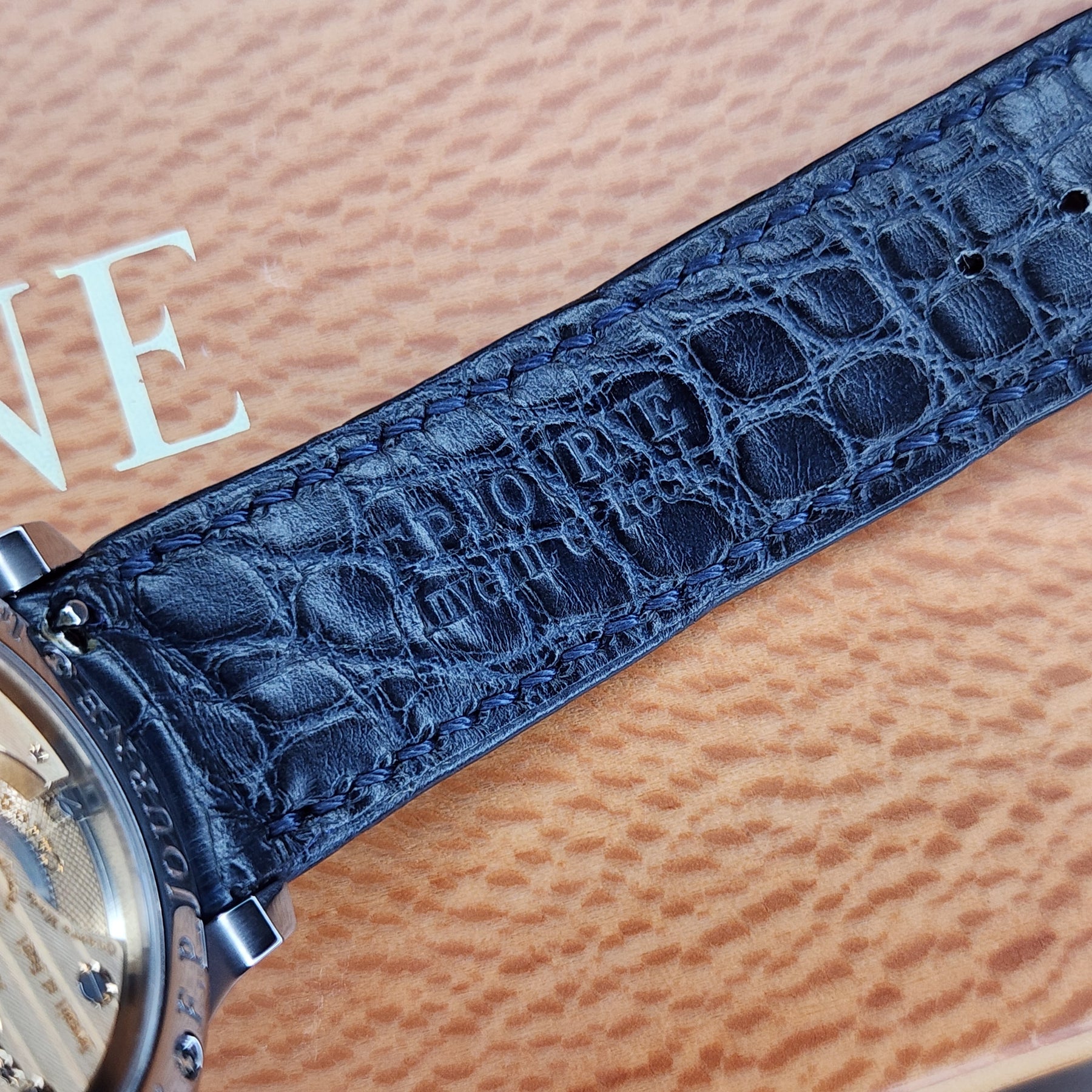 F.P.Journe Souveraine Chronometre Bleu strap view