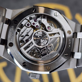 Audemars Piguet Royal Oak 50th Anniversary movement, caseback view