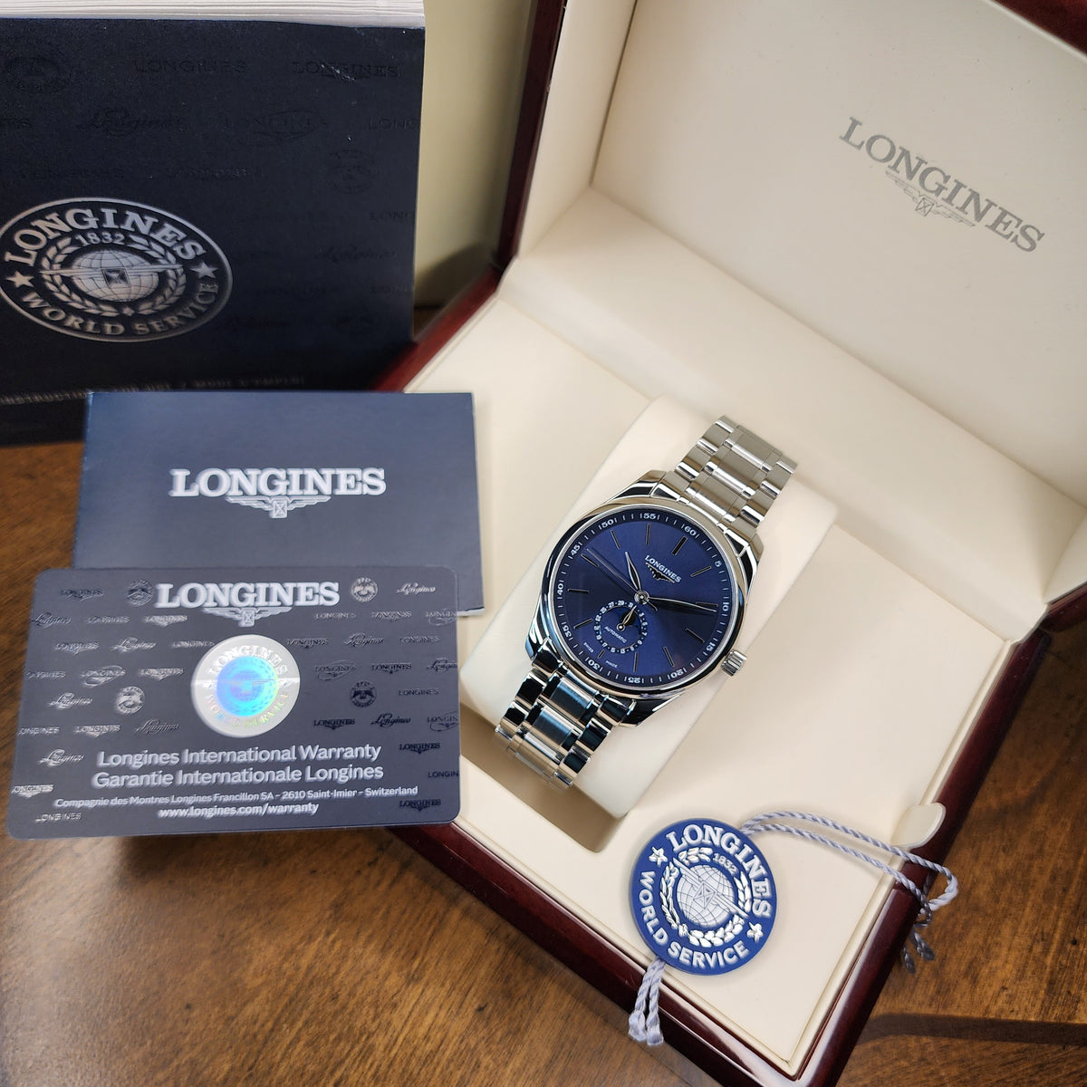 Longines Tradition Master Collection Moonphase full set view