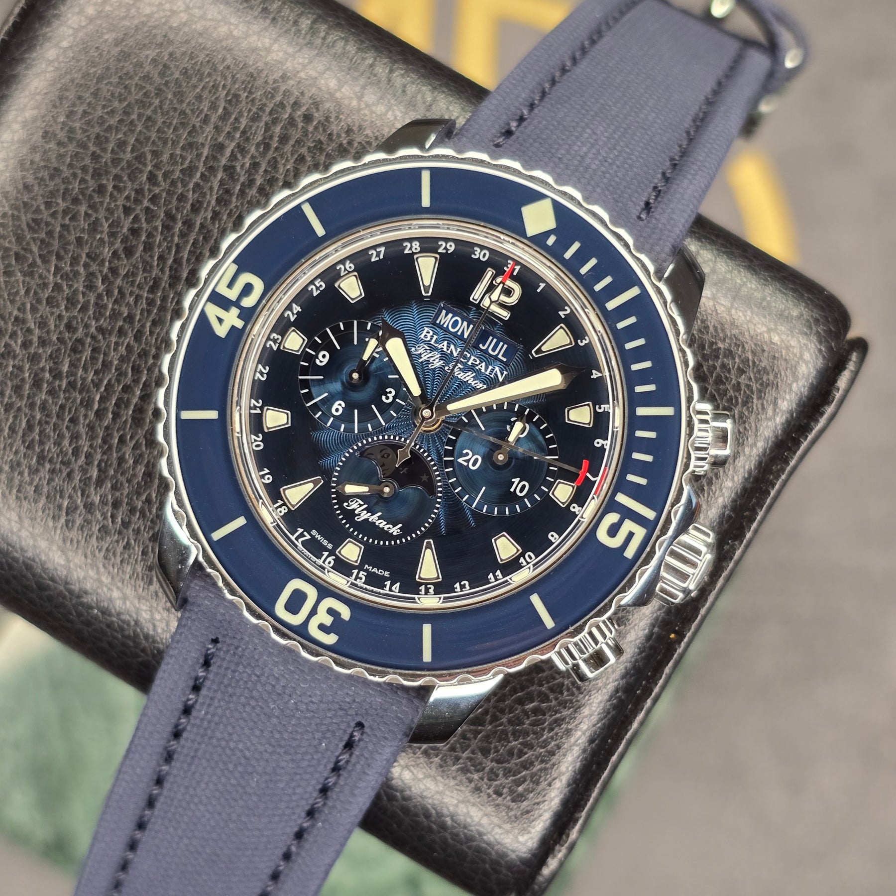 Blancpain 50 Fathoms Chronographe Flyback front view