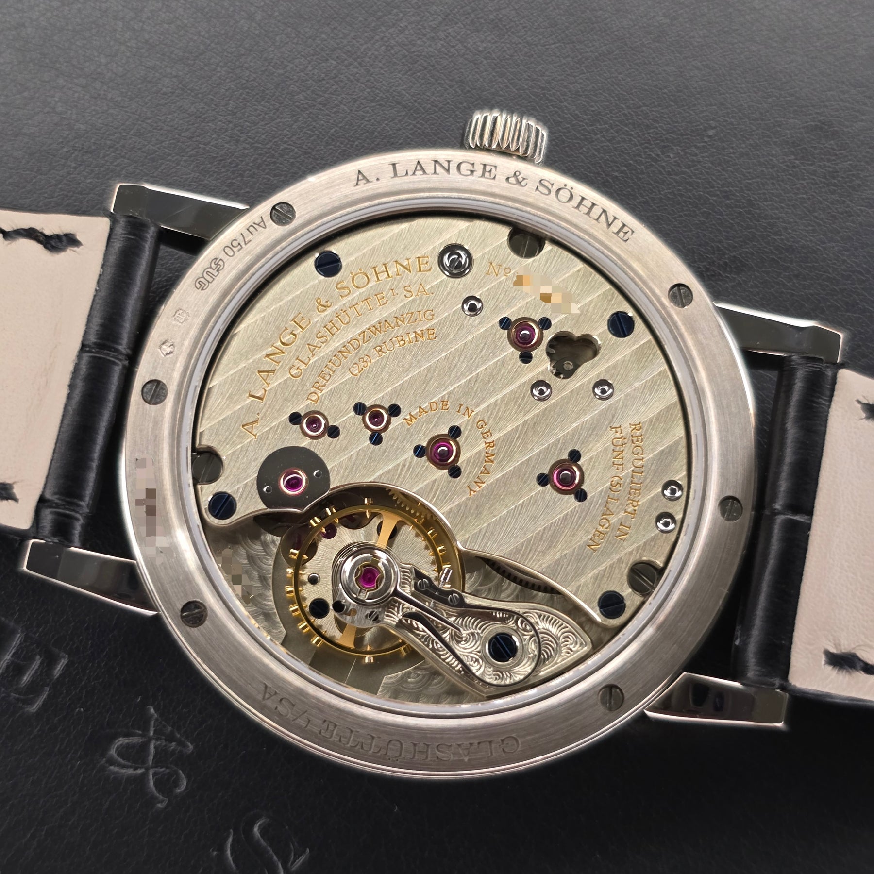 A. Lange & Sohne 1815 movement view