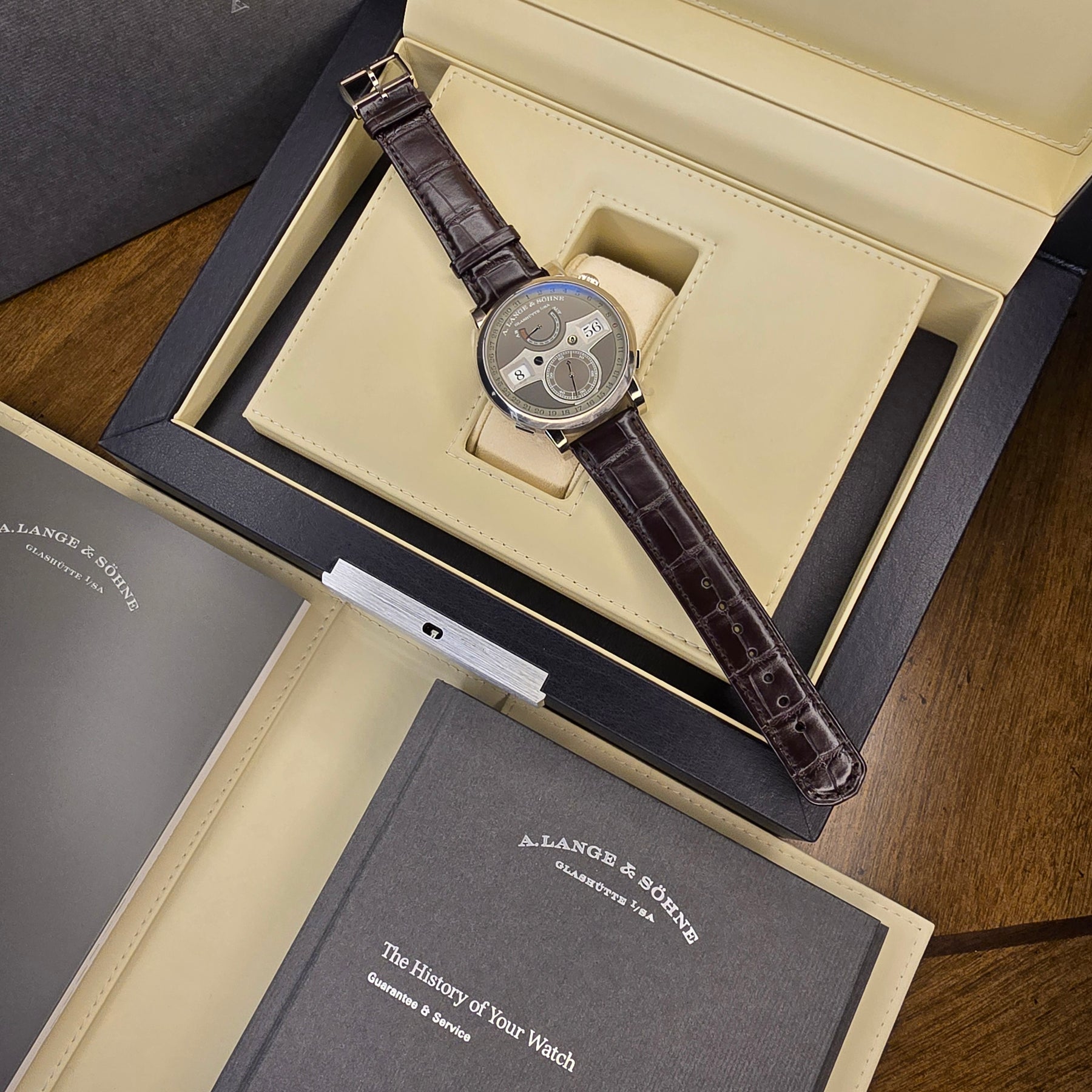 A. Lange & Sohne Zeitwerk Date 148.038 44mm