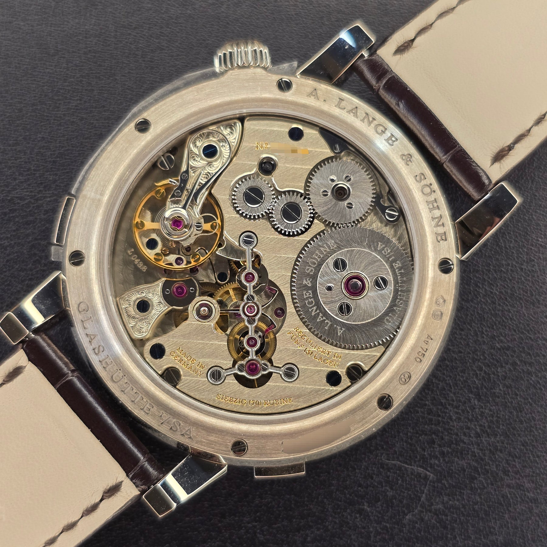 A. Lange & Sohne Zeitwerk Date 148.038 44mm