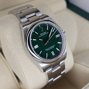 Rolex Oyster Perpetual 126000 left side case view