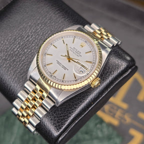 Rolex Datejust 36 Two-Tone 16233 right side case view
