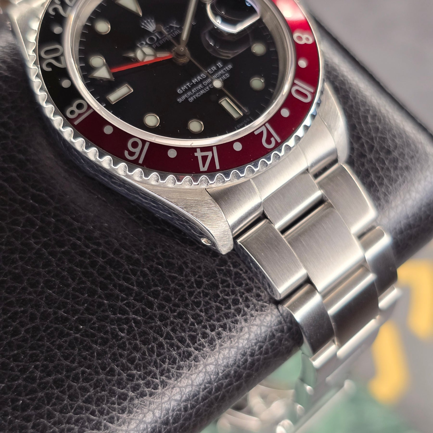 Rolex GMT-Master II Coke lug, bracelet view